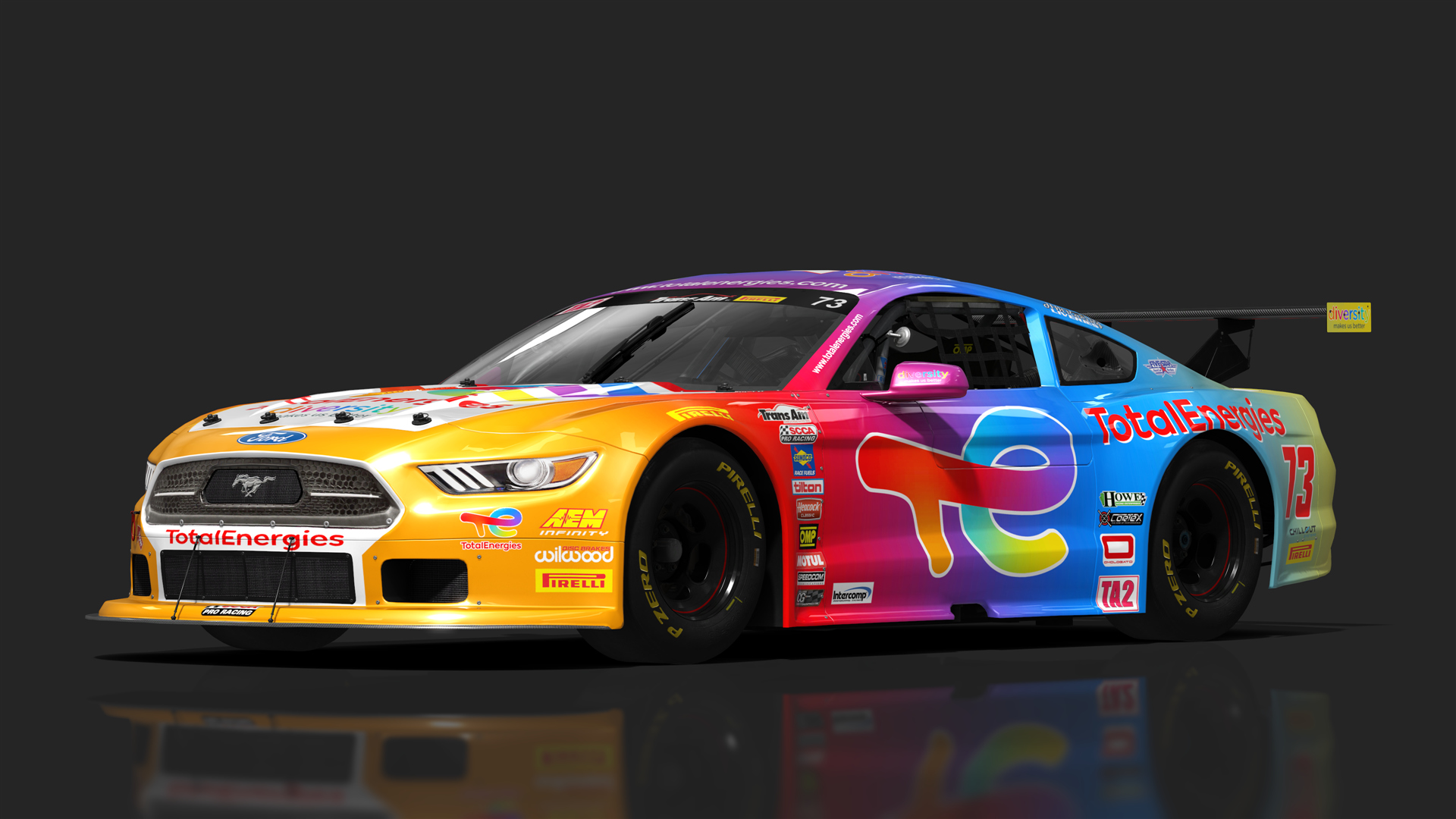 TA2 Ford Mustang, skin 73_Total_Energies