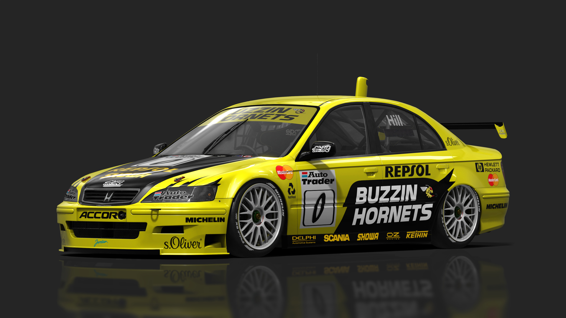 VRC BTCC 90s - Honda Accord, skin 1998_Jordan_0_Hill