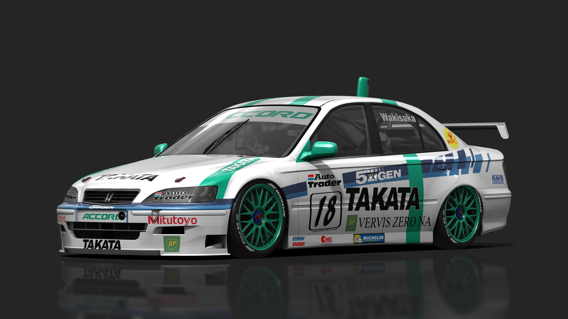 VRC BTCC 90s - Honda Accord, skin Custom_TAKATA_1