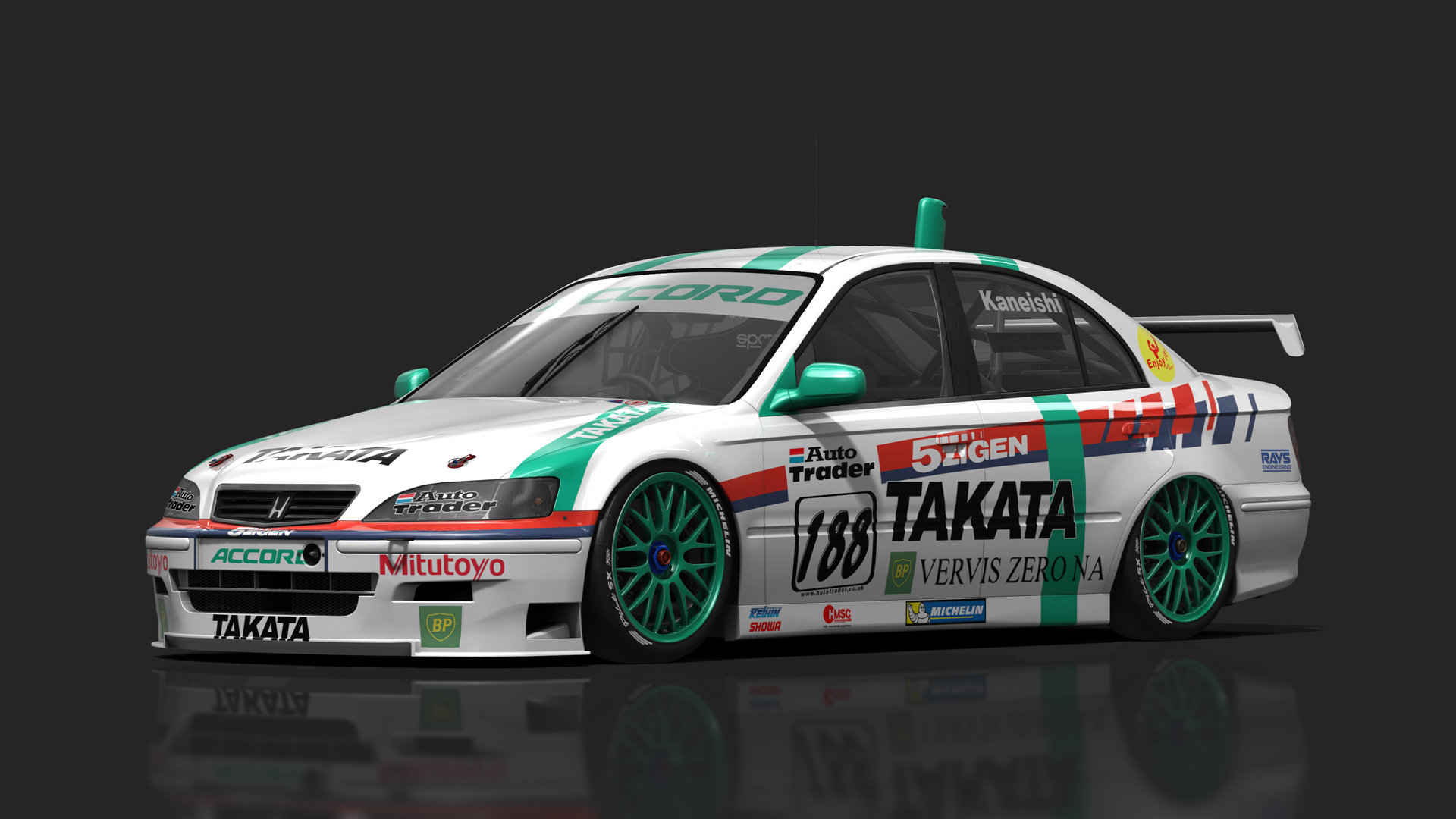 VRC BTCC 90s - Honda Accord, skin Custom_TAKATA_2