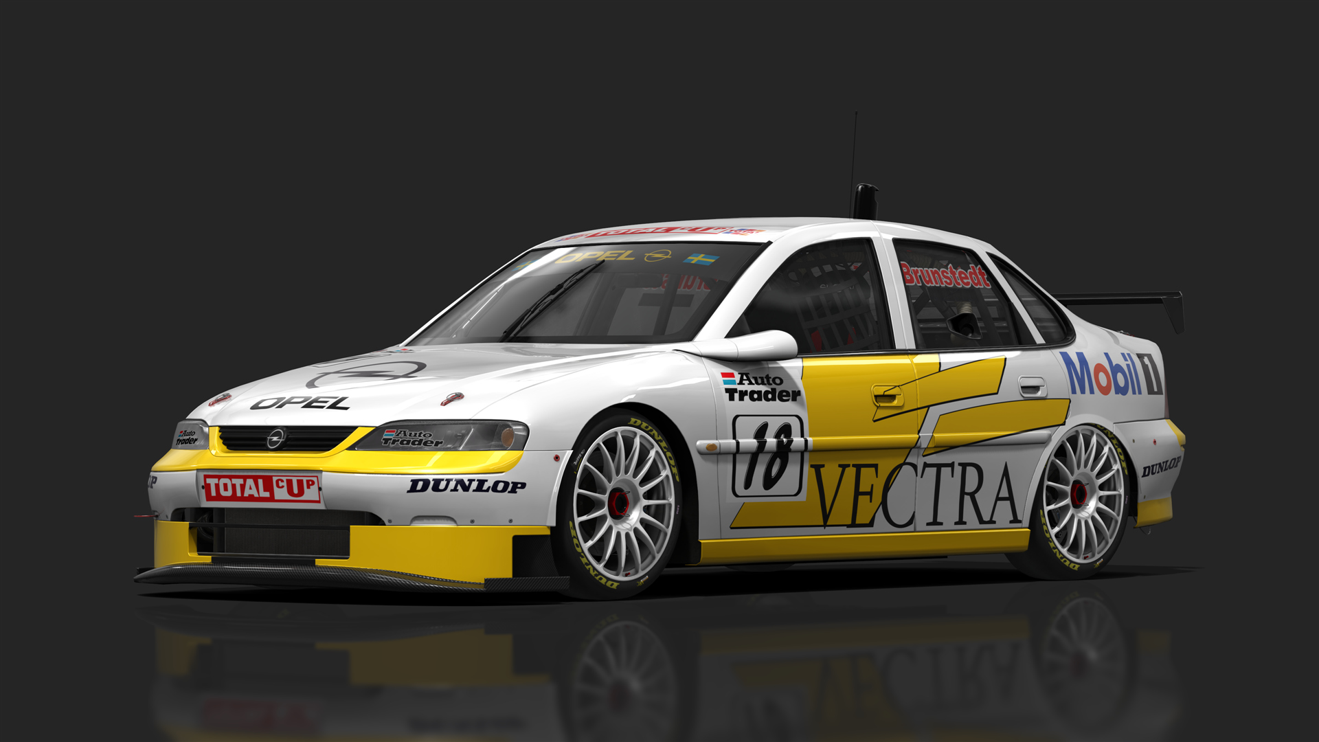 VRC BTCC 90s - Vauxhall Vectra, skin 1997_Brunstedt_18