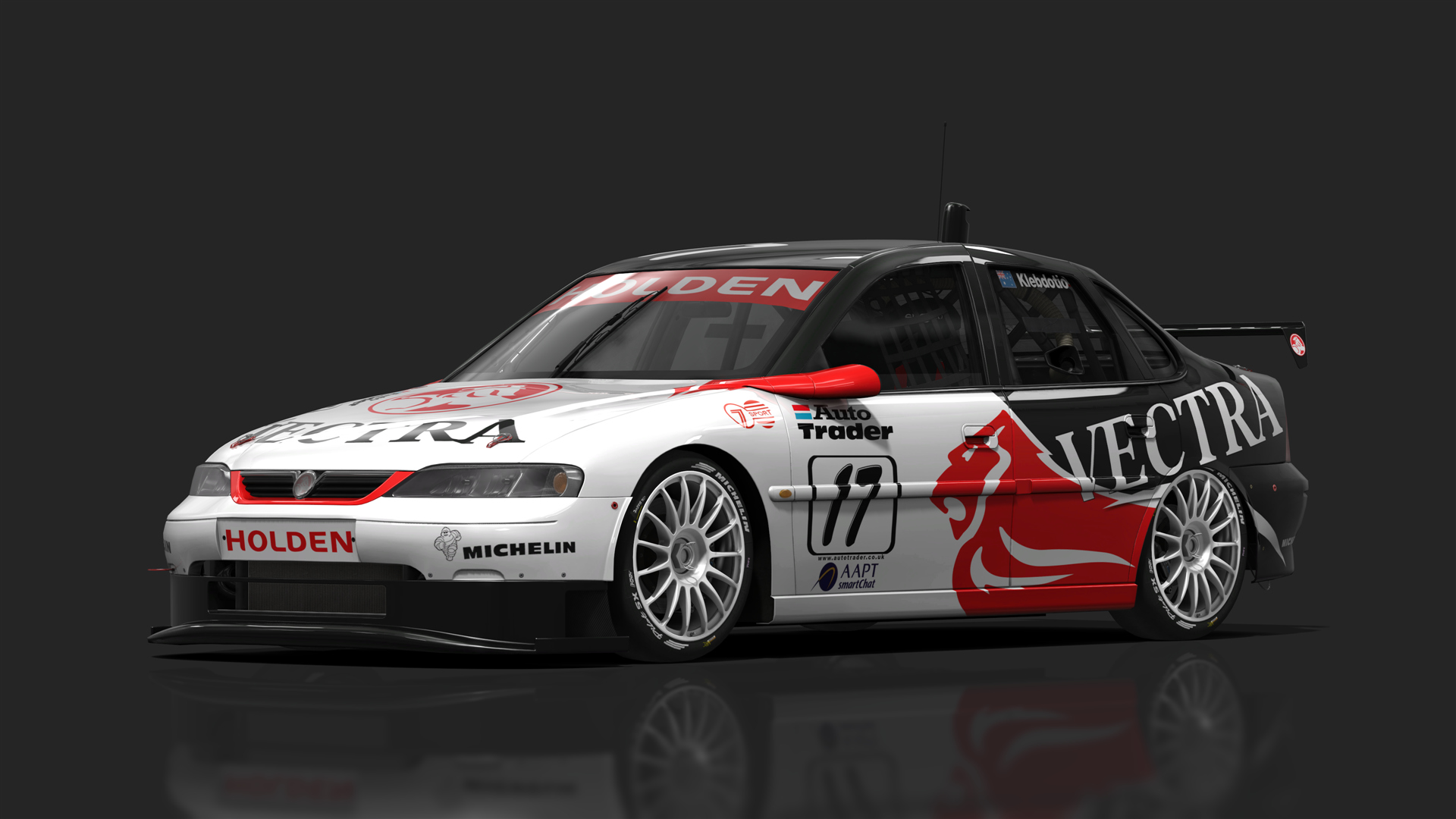 VRC BTCC 90s - Vauxhall Vectra, skin atcc_1998_17_klebdotio