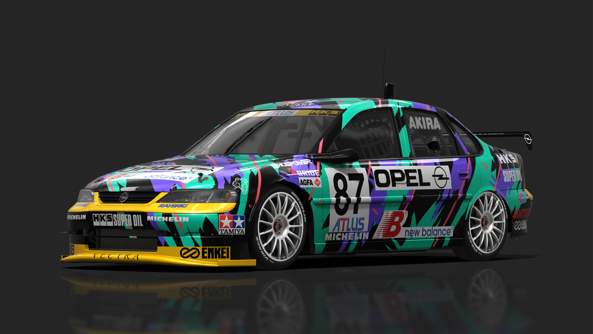 VRC BTCC 90s - Vauxhall Vectra, skin jtcc_1997_87_hks_iida