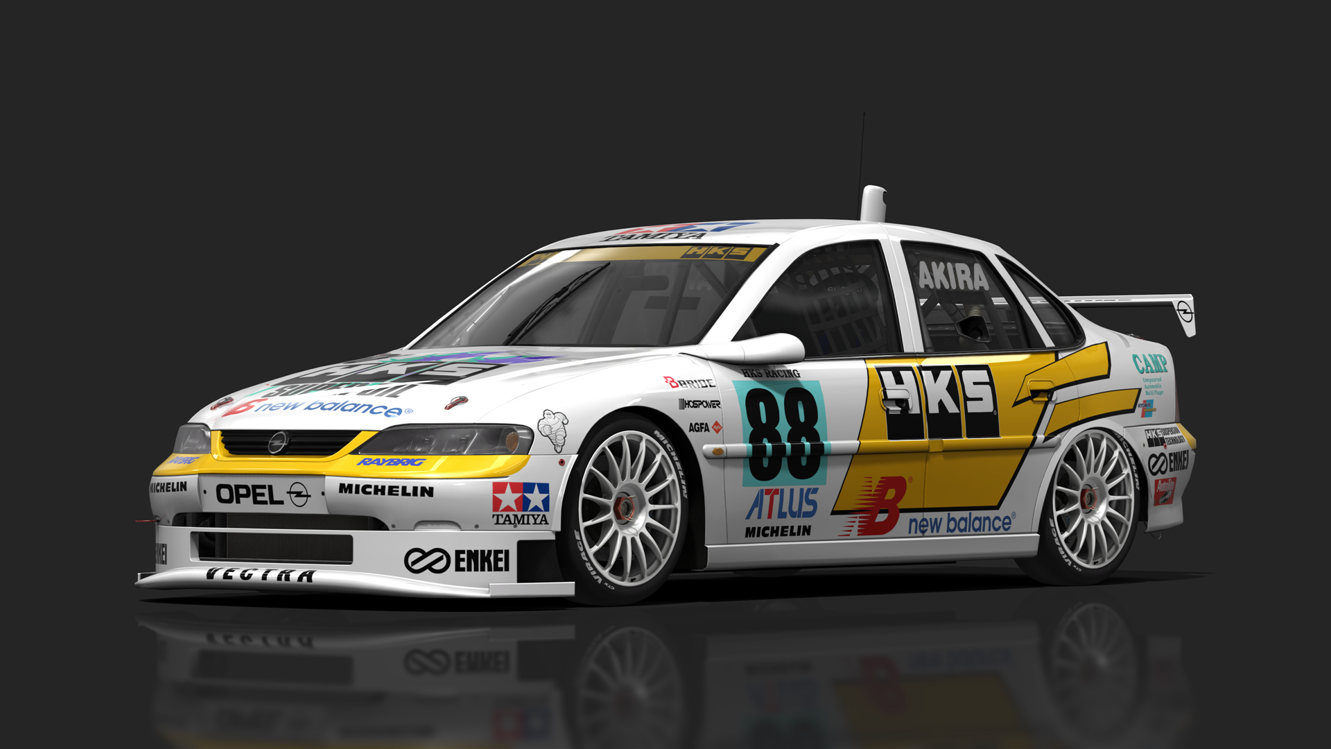 VRC BTCC 90s - Vauxhall Vectra, skin jtcc_1997_88_hks_iida_(Rd. 1)