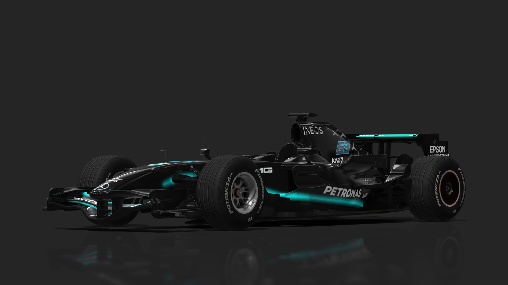 VRC F1 2007 Ferrari F2007, skin 63_mercedes_2007