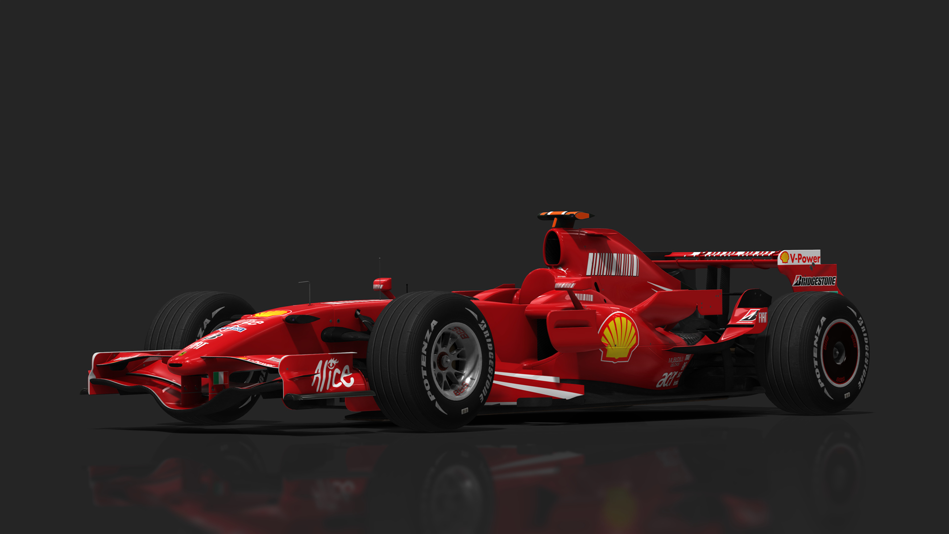 VRC Formula Alpha 2007 - Ferrenzo F07 Step 1, skin Schumacher