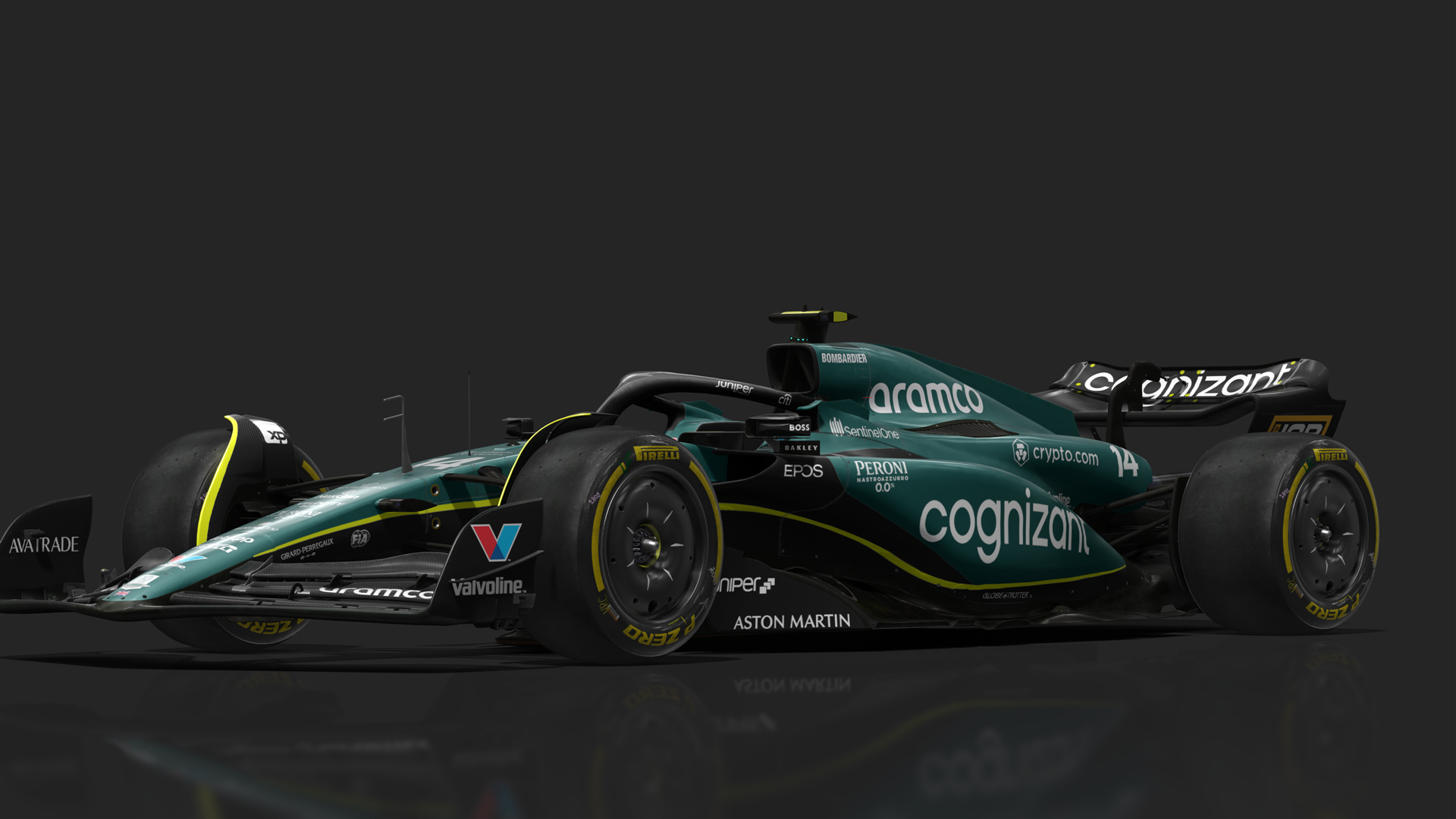 VRC Formula 1 2023, skin 14_Alonso