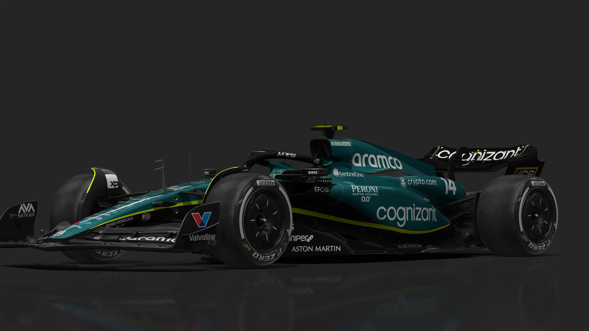 VRC Formula 1 2023, skin AMR23_14_Alonso