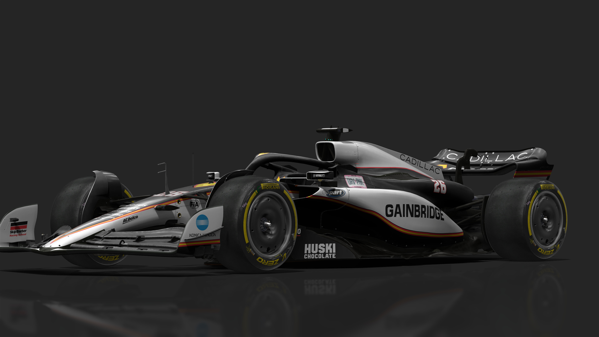 VRC Formula 1 2023, skin Andretti_26_Throwback