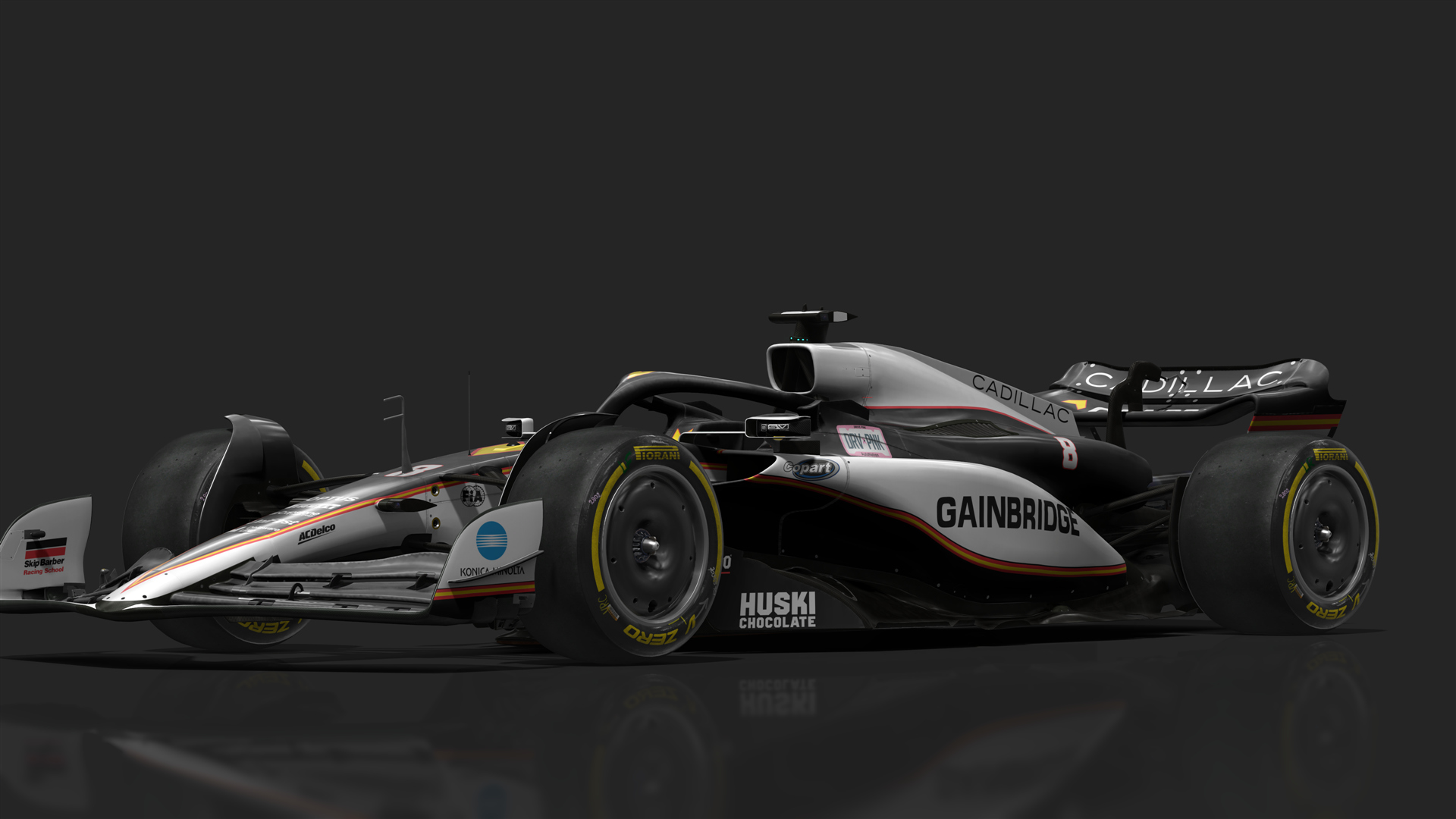 VRC Formula 1 2023, skin Andretti_8_Throwback
