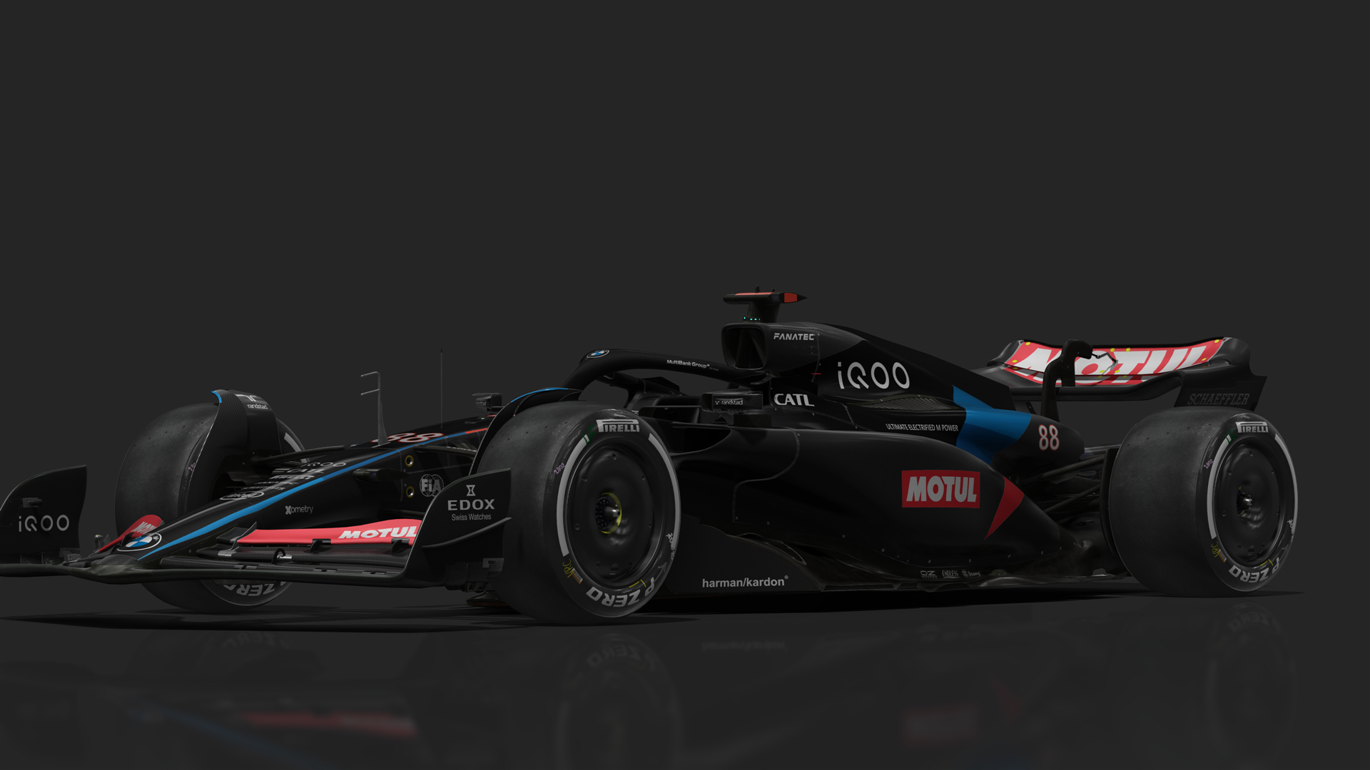 VRC Formula 1 2023, skin BMW_M_MOTORSPORT_88_TESTING