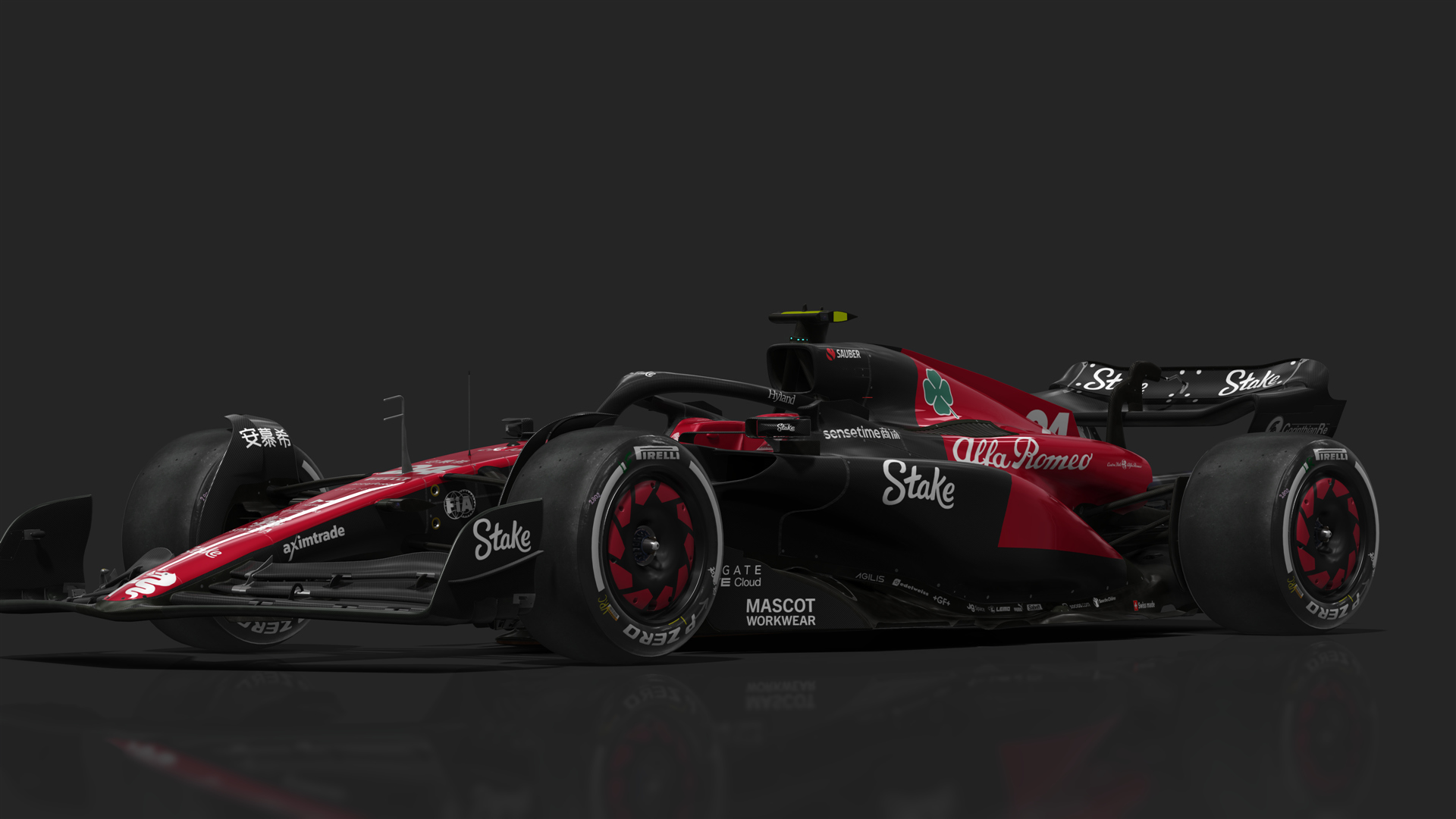 VRC Formula 1 2023, skin C43_24_Zhou