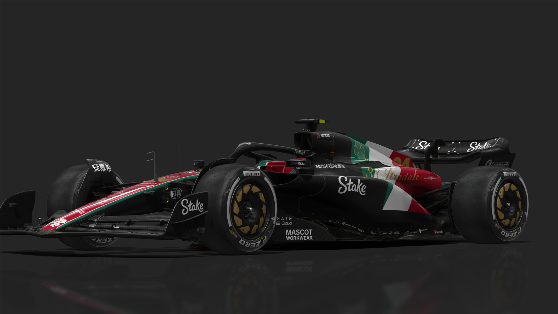 VRC Formula 1 2023, skin C43_Monza_24_Zhou