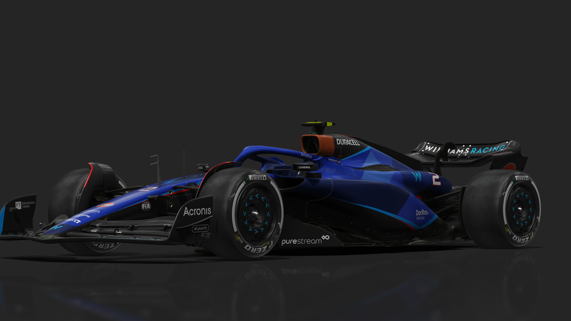 VRC Formula 1 2023, skin FW45_2_Sargeant