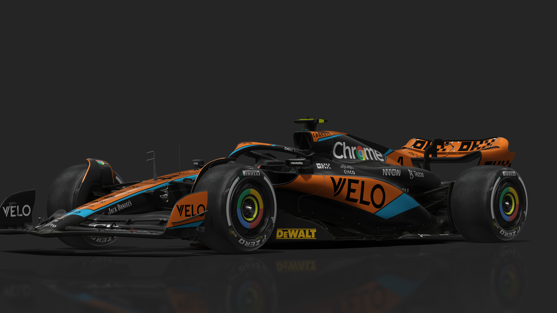 VRC Formula 1 2023, skin MCL60_4_Norris