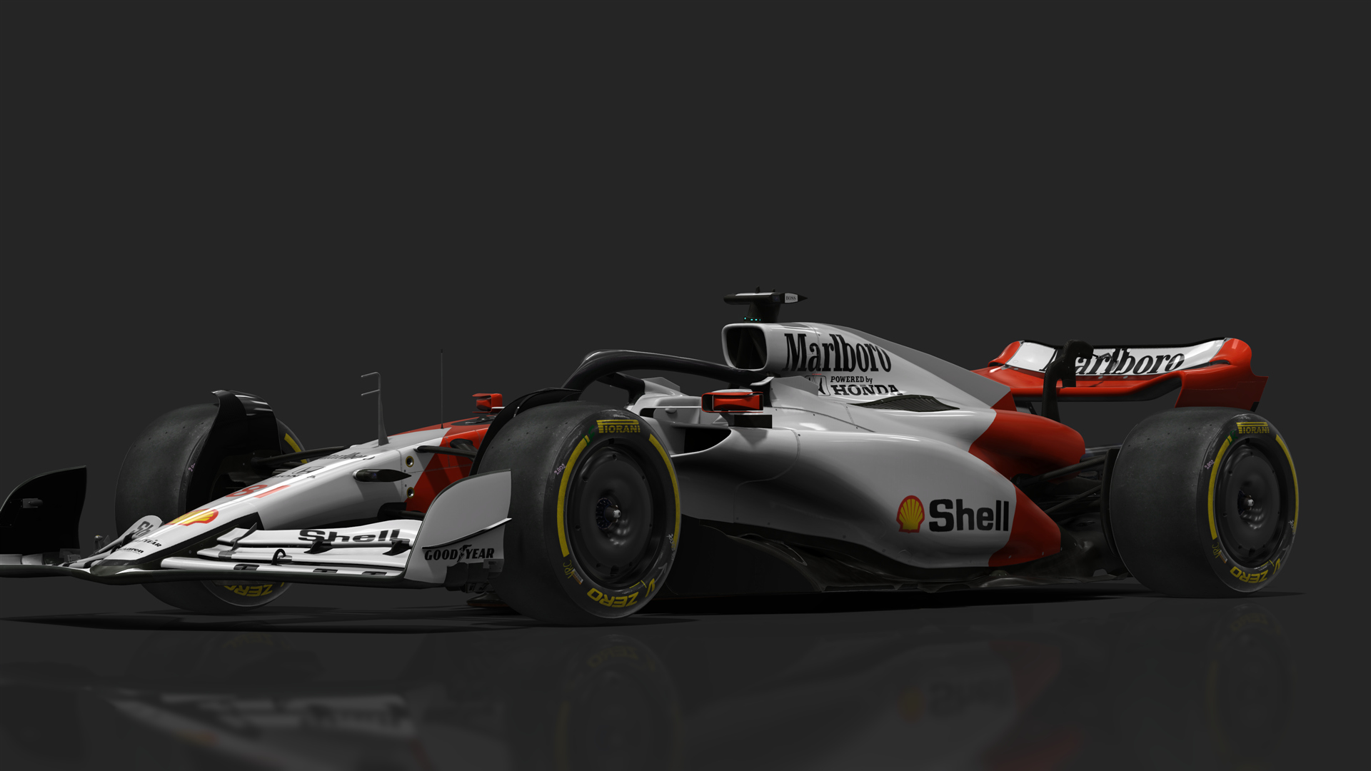 VRC Formula 1 2023, skin McLaren MP4_4_Tribute_81_Piastri