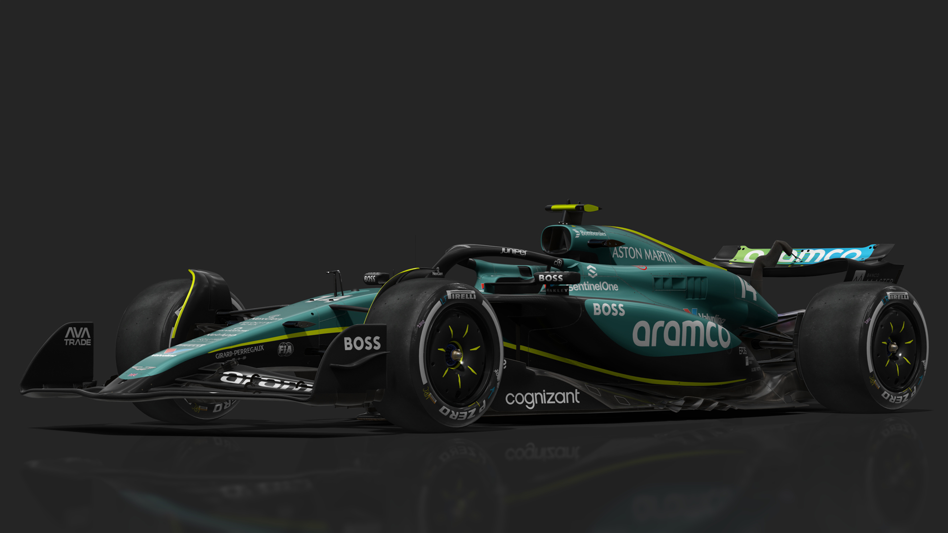 VRC Formula 1 2024 (CSP), skin AMR24_14_Alonso