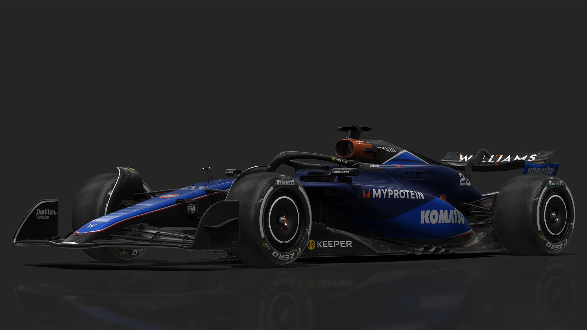 VRC Formula 1 2024 (CSP), skin FW46_23_Albon