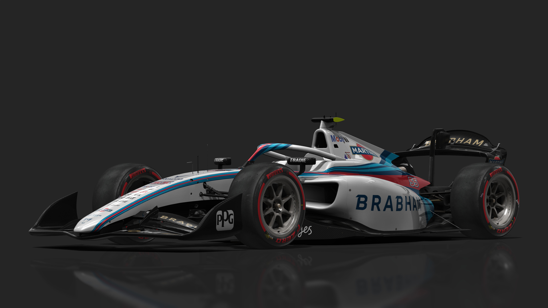 VRC Dallara F2 2024 (CSP), skin BrabhamMartini_55_Hoodlum