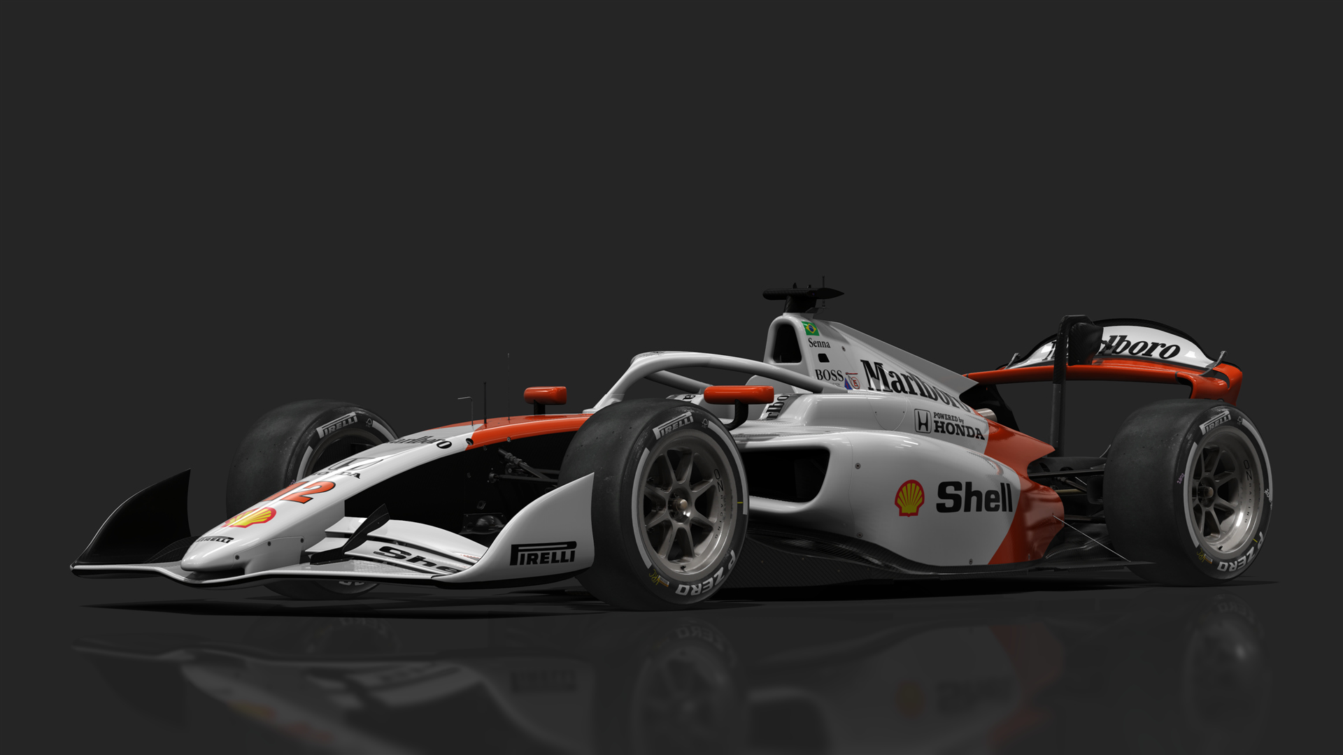 VRC Dallara F2 2024 (CSP), skin McLaren_12_Senna