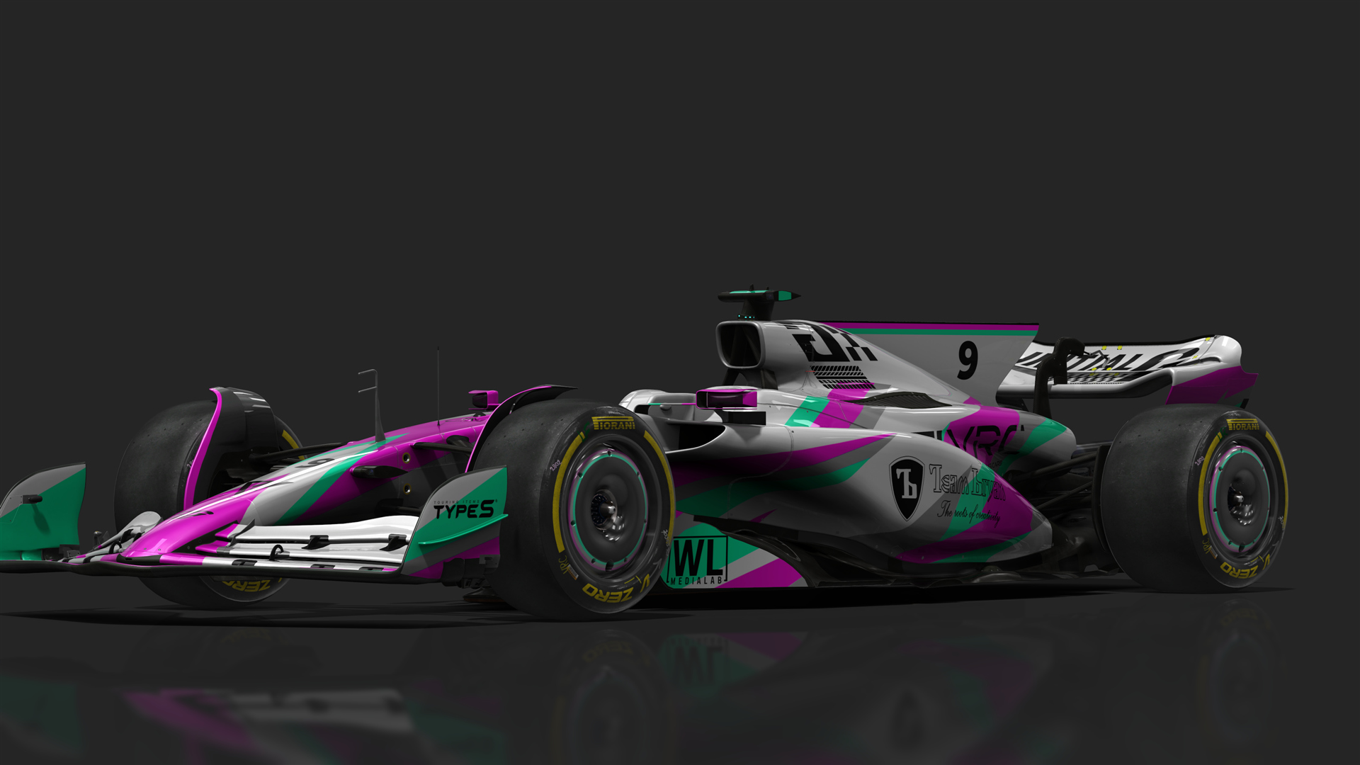 VRC Formula G 2024 Mark I, skin Initial G White