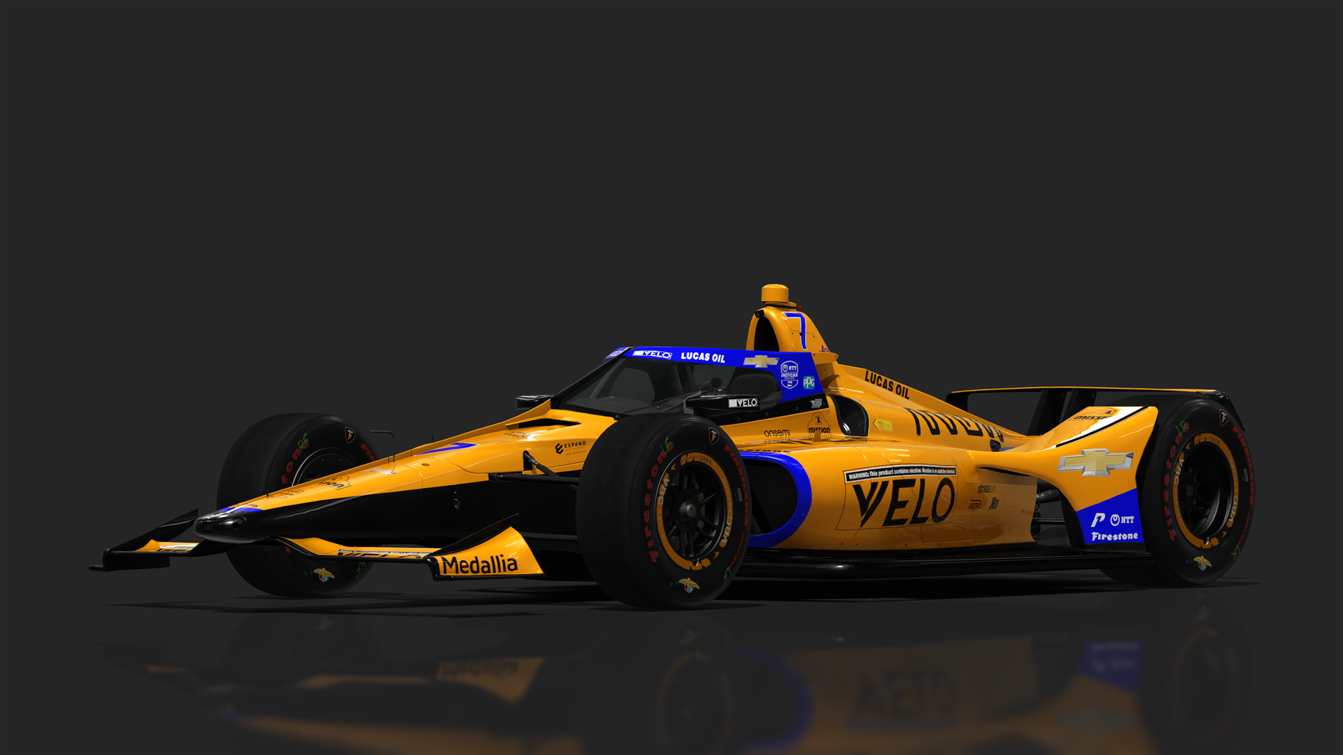 VRC Dallara IR18 2021 (Oval Kit), skin 2023_7_Rossi_Indy500