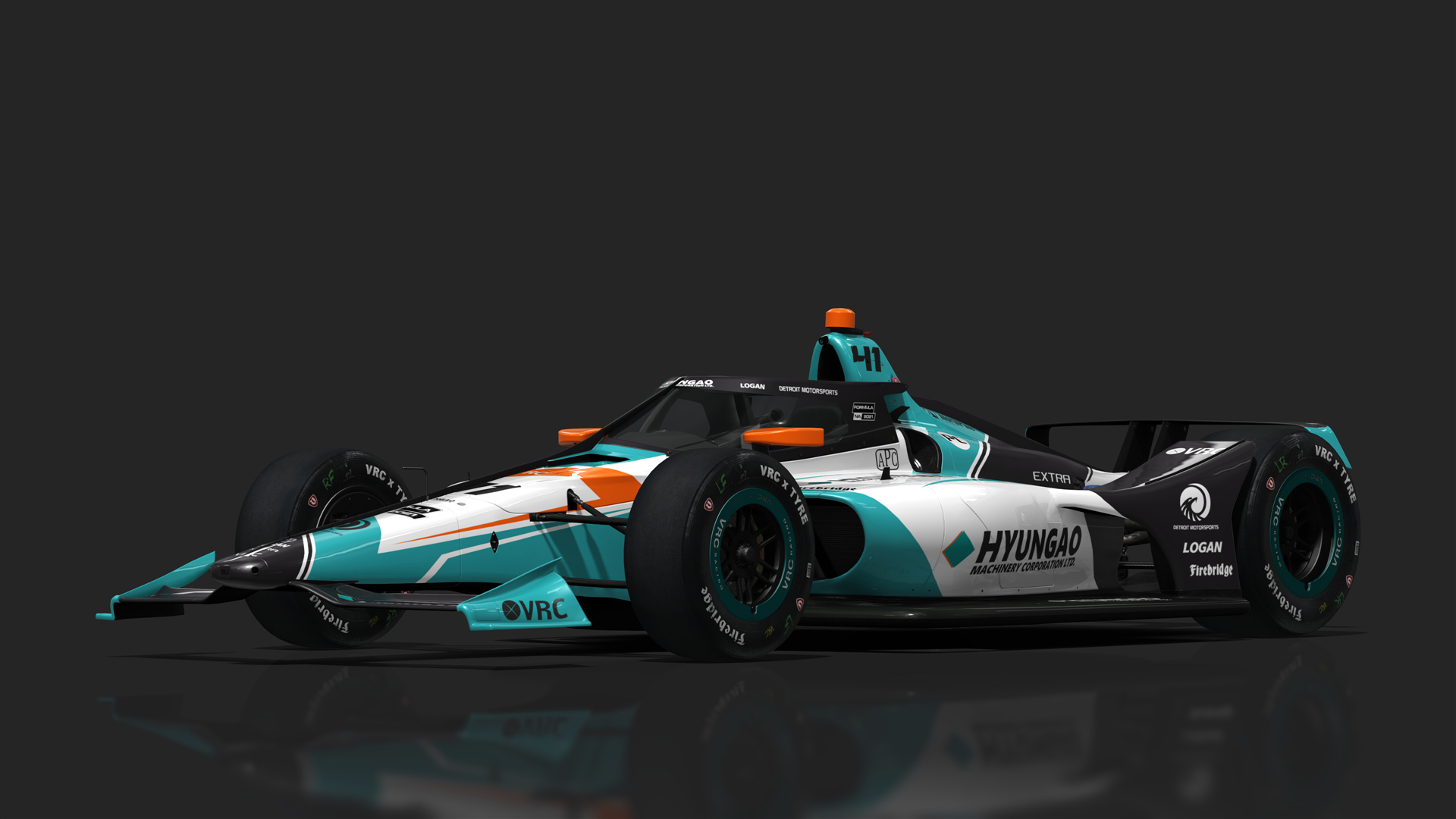 VRC Dallara IR18 2021 (Oval Kit), skin 41_Hyungao