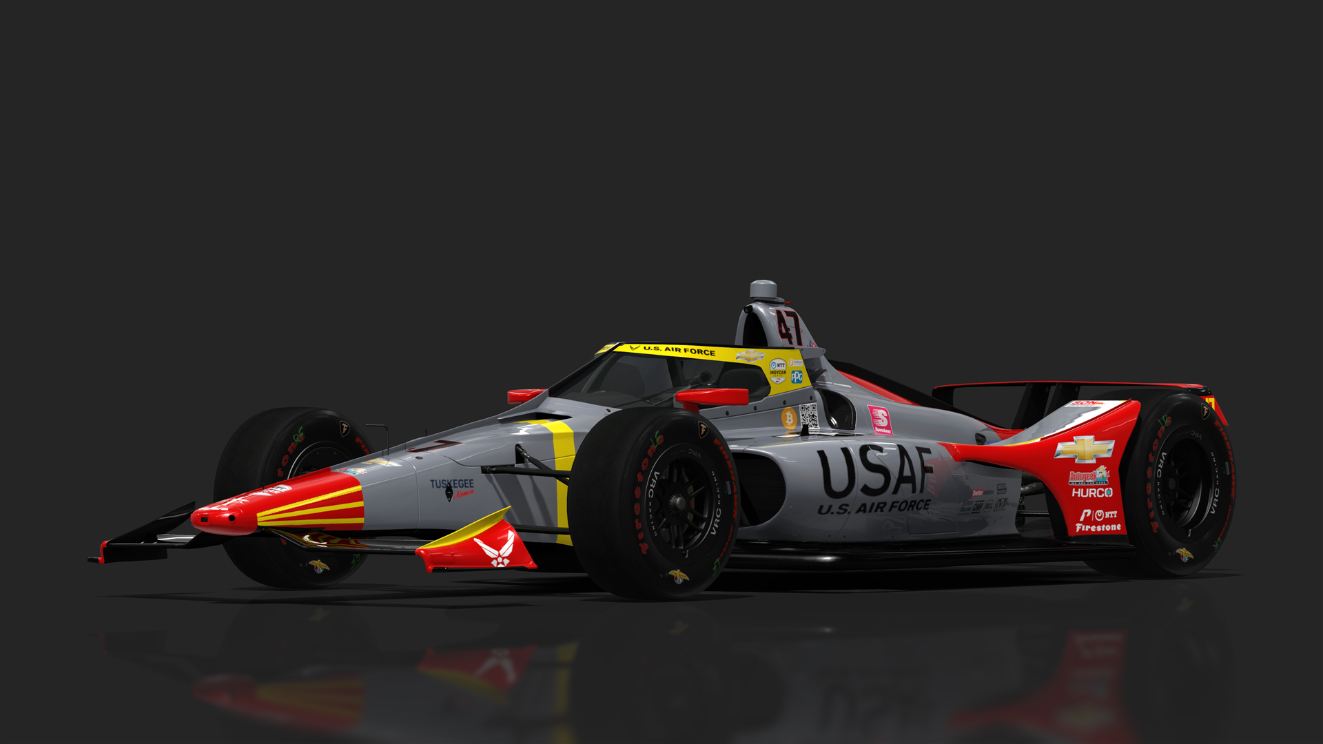 VRC Dallara IR18 2021 (Oval Kit), skin 47_Daly_Indy500