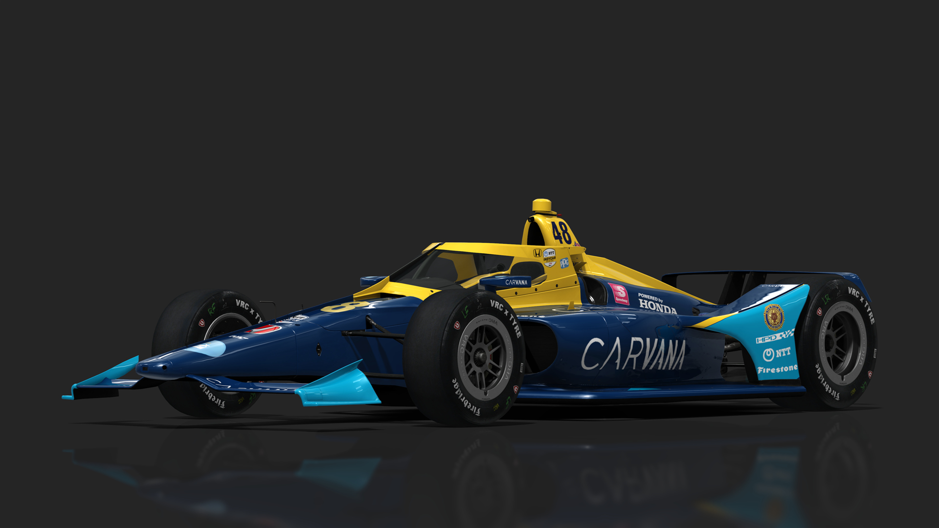 VRC Dallara IR18 2021 (Oval Kit), skin 48_Johnson