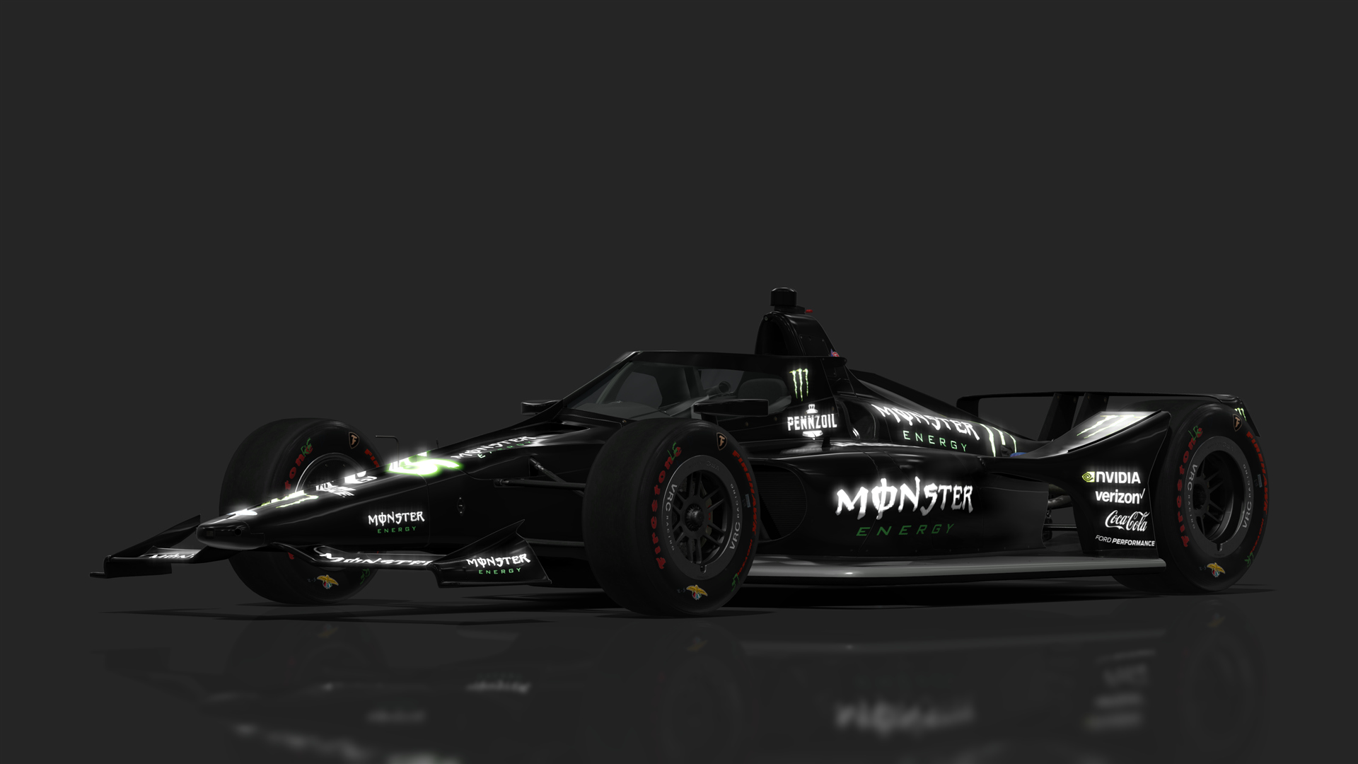 VRC Dallara IR18 2021 (Oval Kit), skin 55_Monster