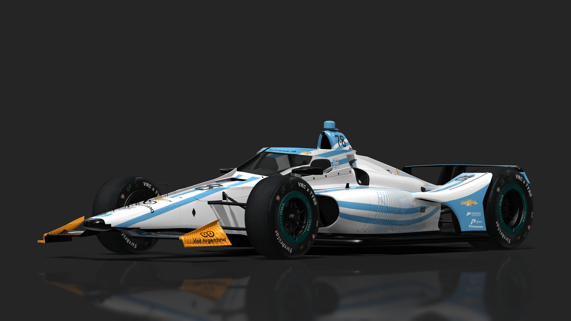 VRC Dallara IR18 2021 (Oval Kit), skin 78_Juncos_Hollinger_Racing_Canapino_2023