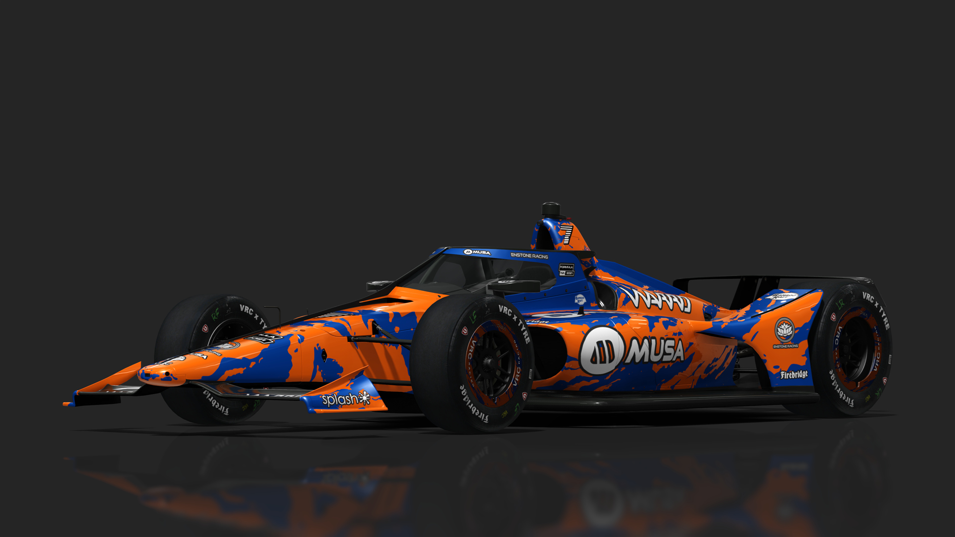 VRC Dallara IR18 2021 (Oval Kit), skin 7_Enstone_Warro