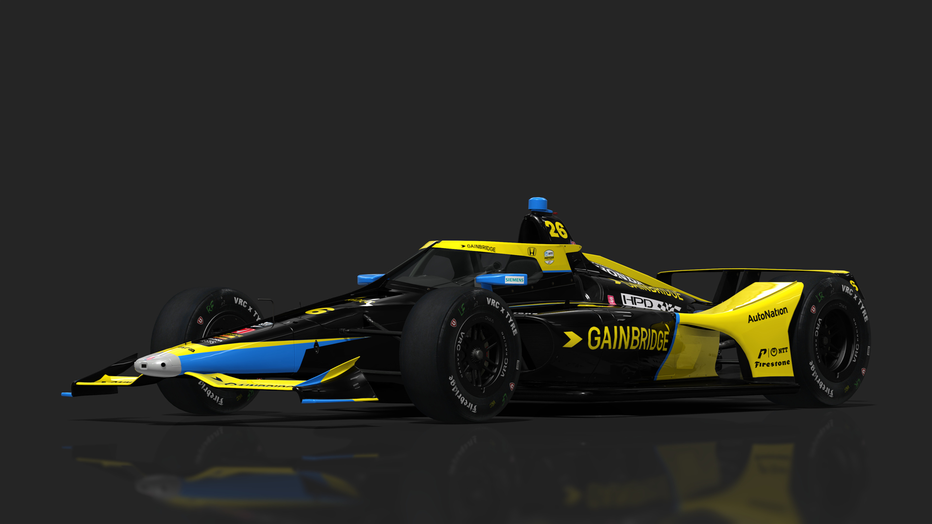 VRC Dallara IR18 2021 (Oval Kit), skin Colton_Herta_26_Andretti2021