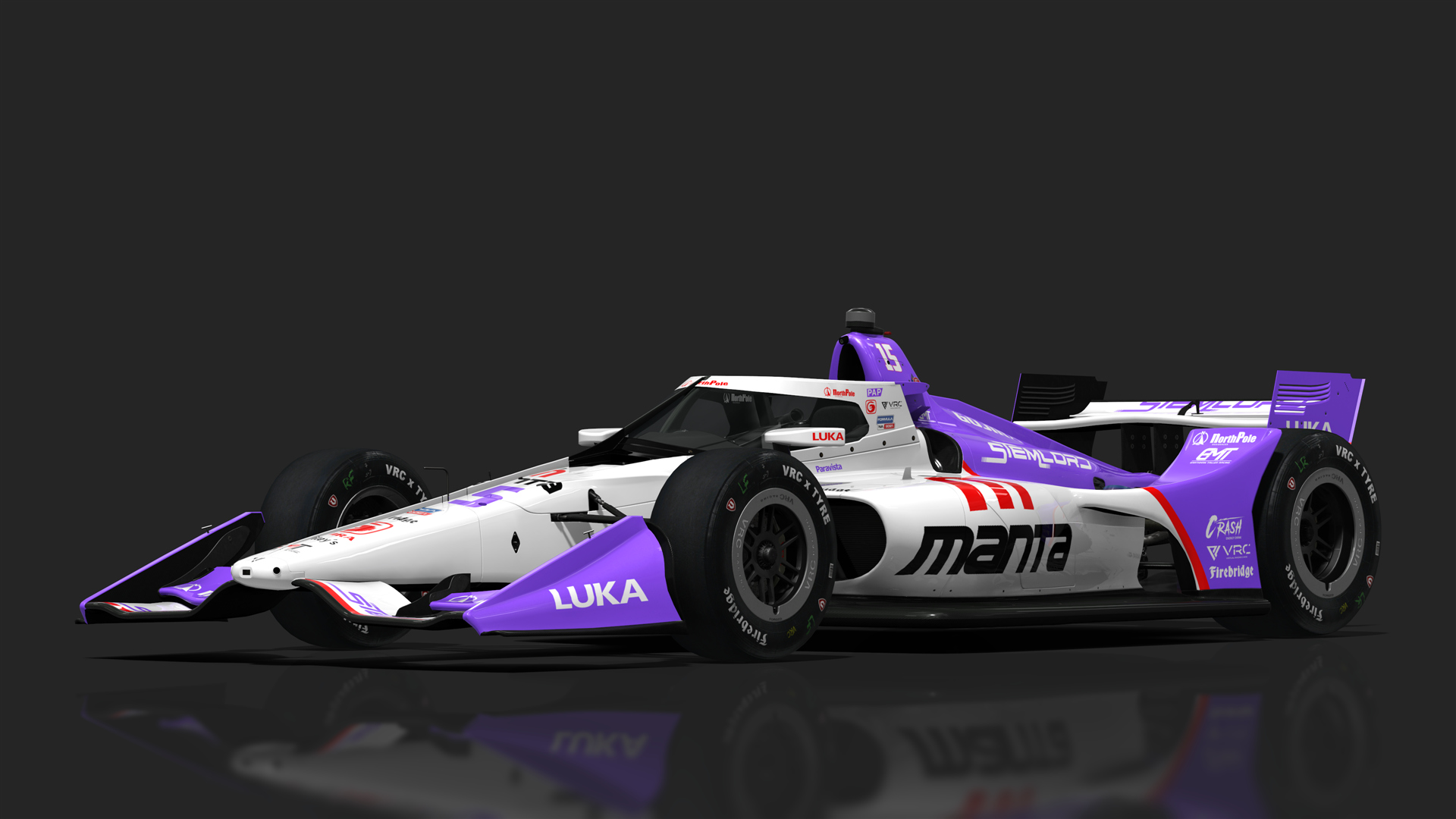 VRC Dallara IR18 2021 (Short Oval Kit), skin 15_EMT_Racing