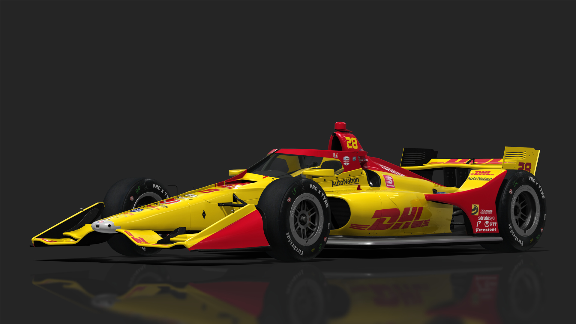 VRC Dallara IR18 2021 (Short Oval Kit), skin 28_Andretti