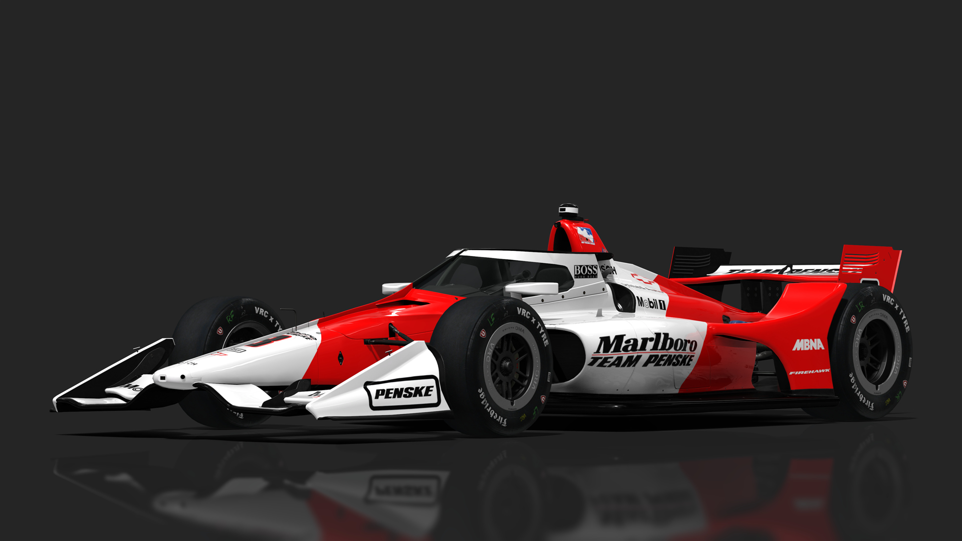 VRC Dallara IR18 2021 (Short Oval Kit), skin 3_Marlboro_TeamPenske