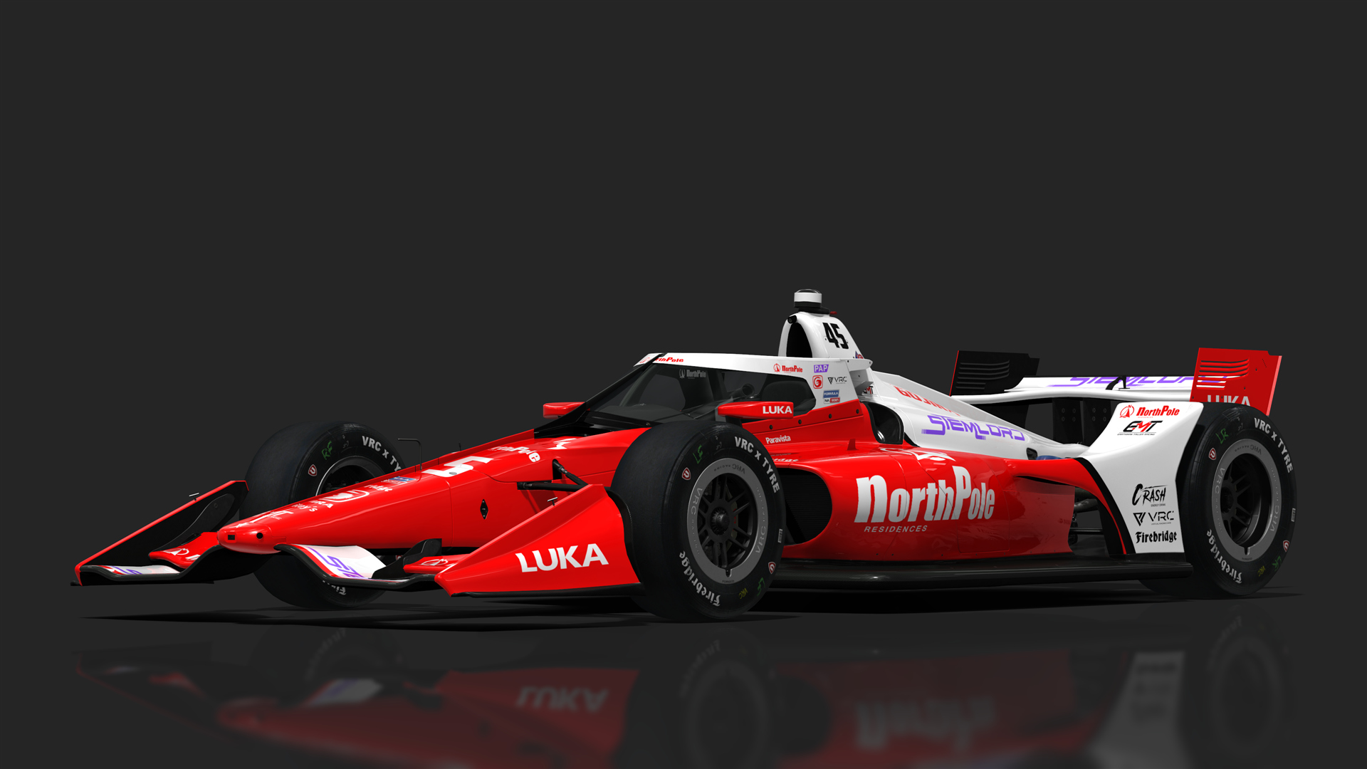 VRC Dallara IR18 2021 (Short Oval Kit), skin 45_EMT_Racing