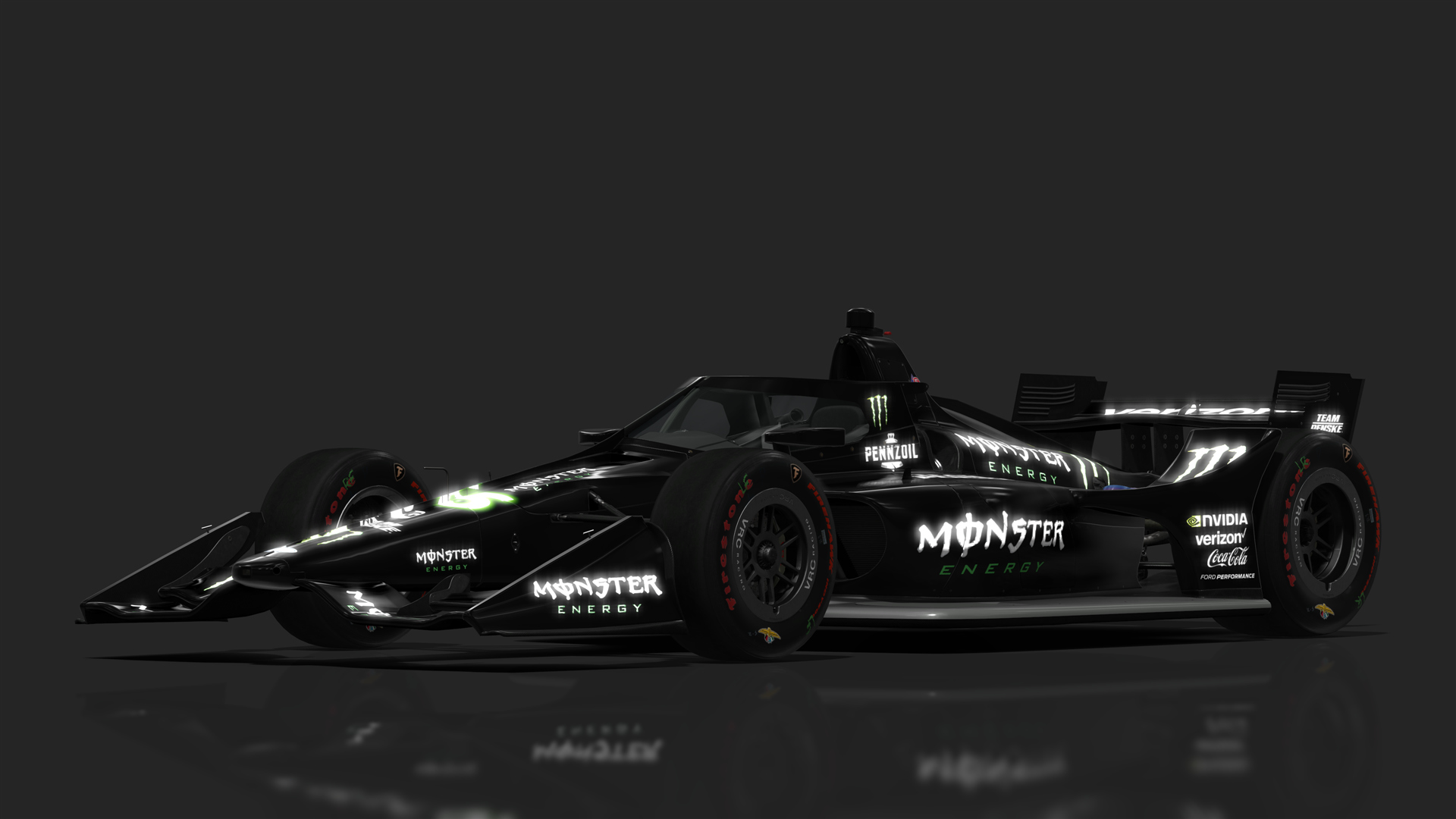 VRC Dallara IR18 2021 (Short Oval Kit), skin 55_Monster