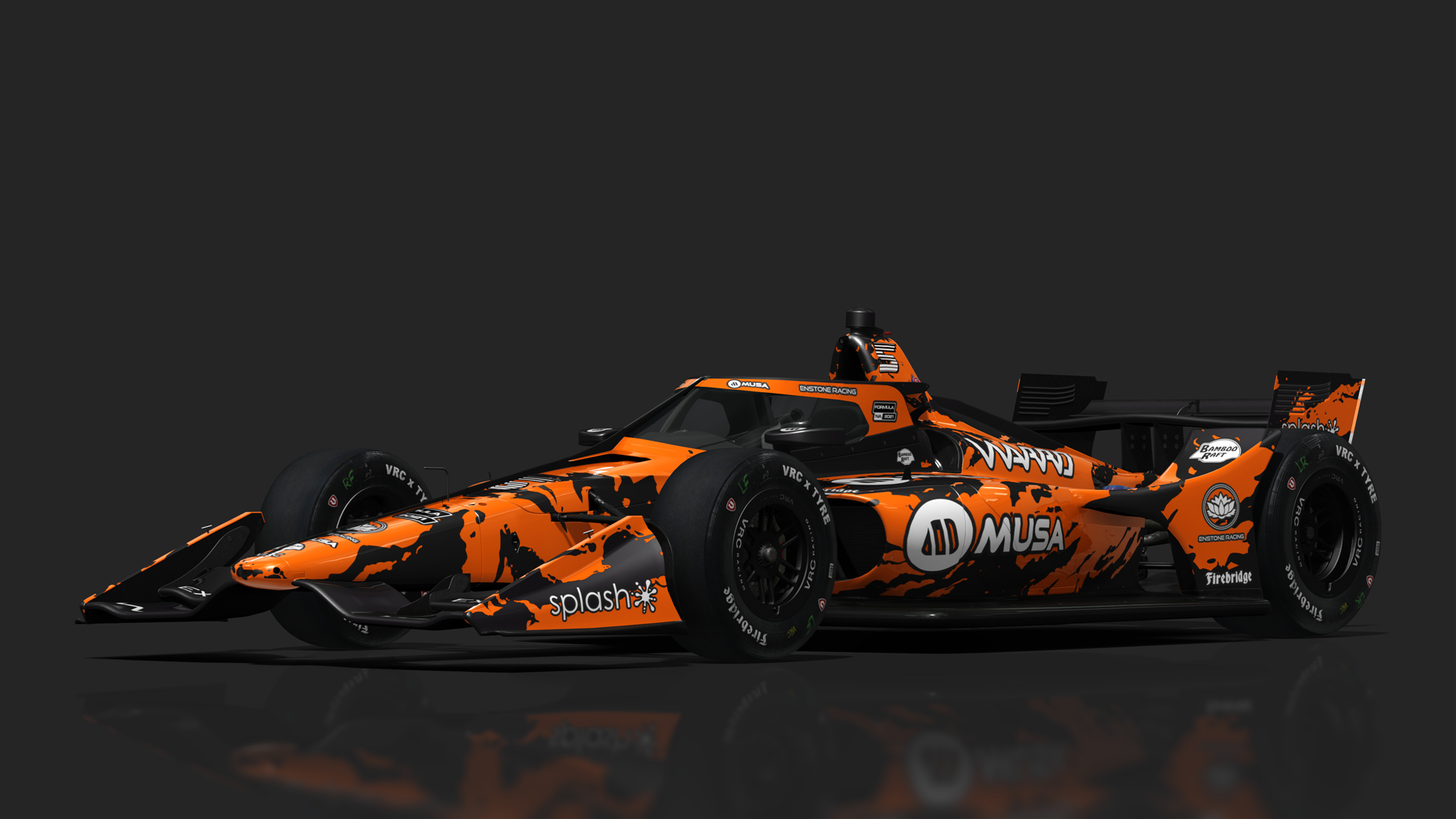 VRC Dallara IR18 2021 (Short Oval Kit), skin 5_Enstone_Warro