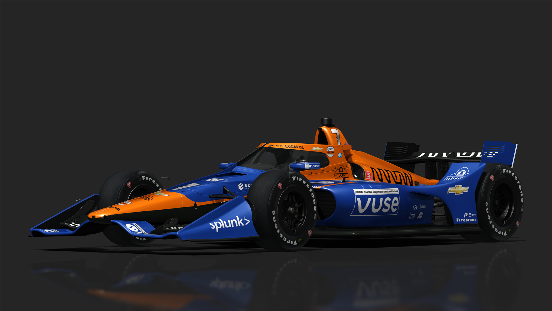 VRC Dallara IR18 2021 (Short Oval Kit), skin 7_Rosenqvist_2021