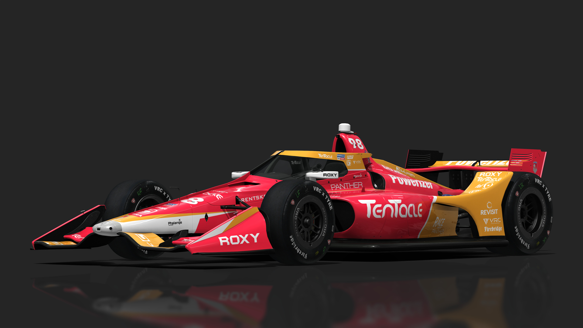 VRC Dallara IR18 2021 (Short Oval Kit), skin 98_ANP