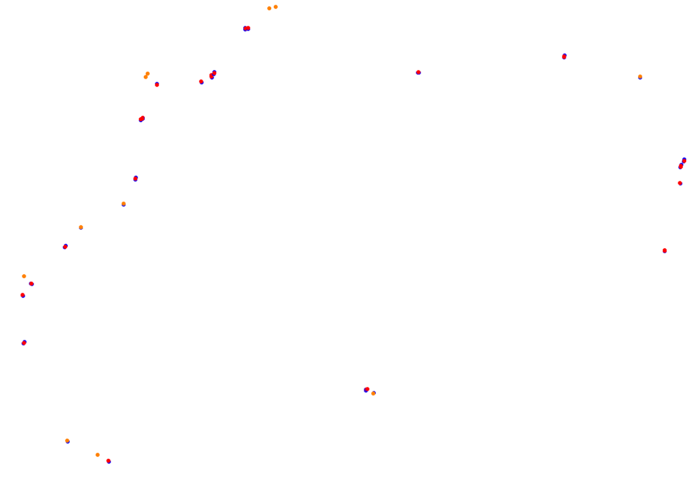 Thruxton 1990s collisions